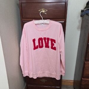 Workshop Pink LOVE Sweater